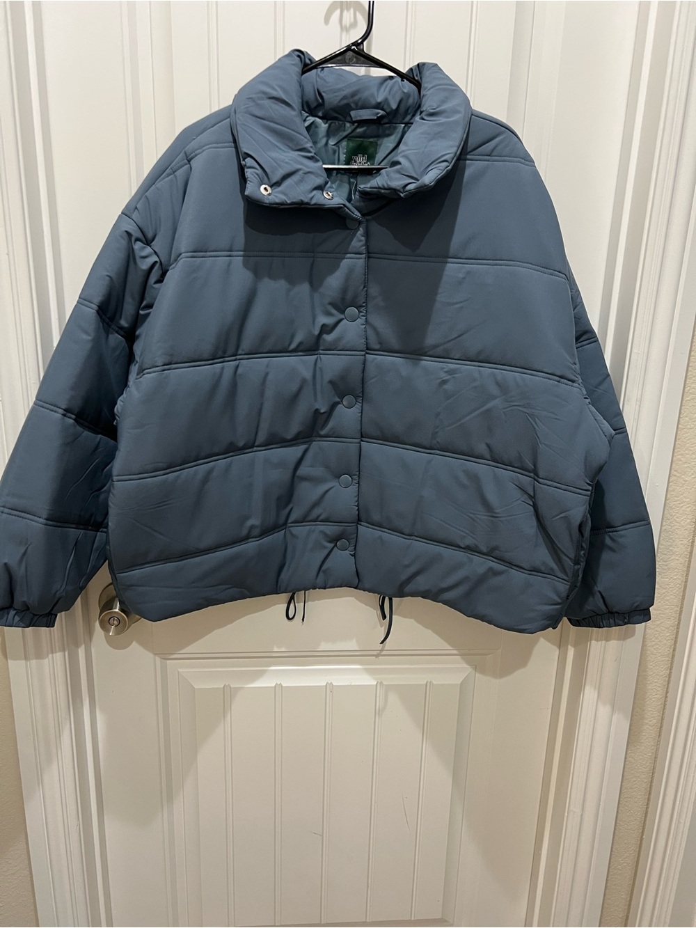 wild fable Matte Slate Blue Puffer Jacket
